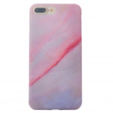 iPhone 7 Plus - TPU IMD Matte Soft Full Case Printing Protective Cover Case - Marble Pattern